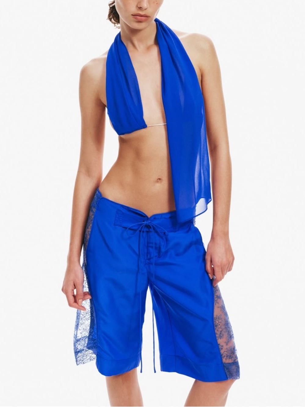 Christopher Esber - Silk Scarf
Chain Bra Top